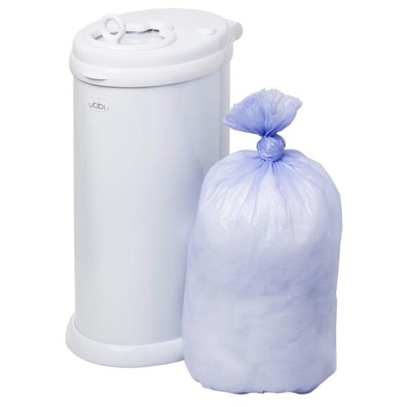 Ubbi Diaper Pail Plastic Bags, Disposable Baby Waste Bags, 3 Pack, 75 Ct, 13-Gal - Picture 2 of 5